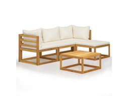Garden Lounge Set, Garden Lounge Sets Vidaxl Marrom Madeira (n/a)