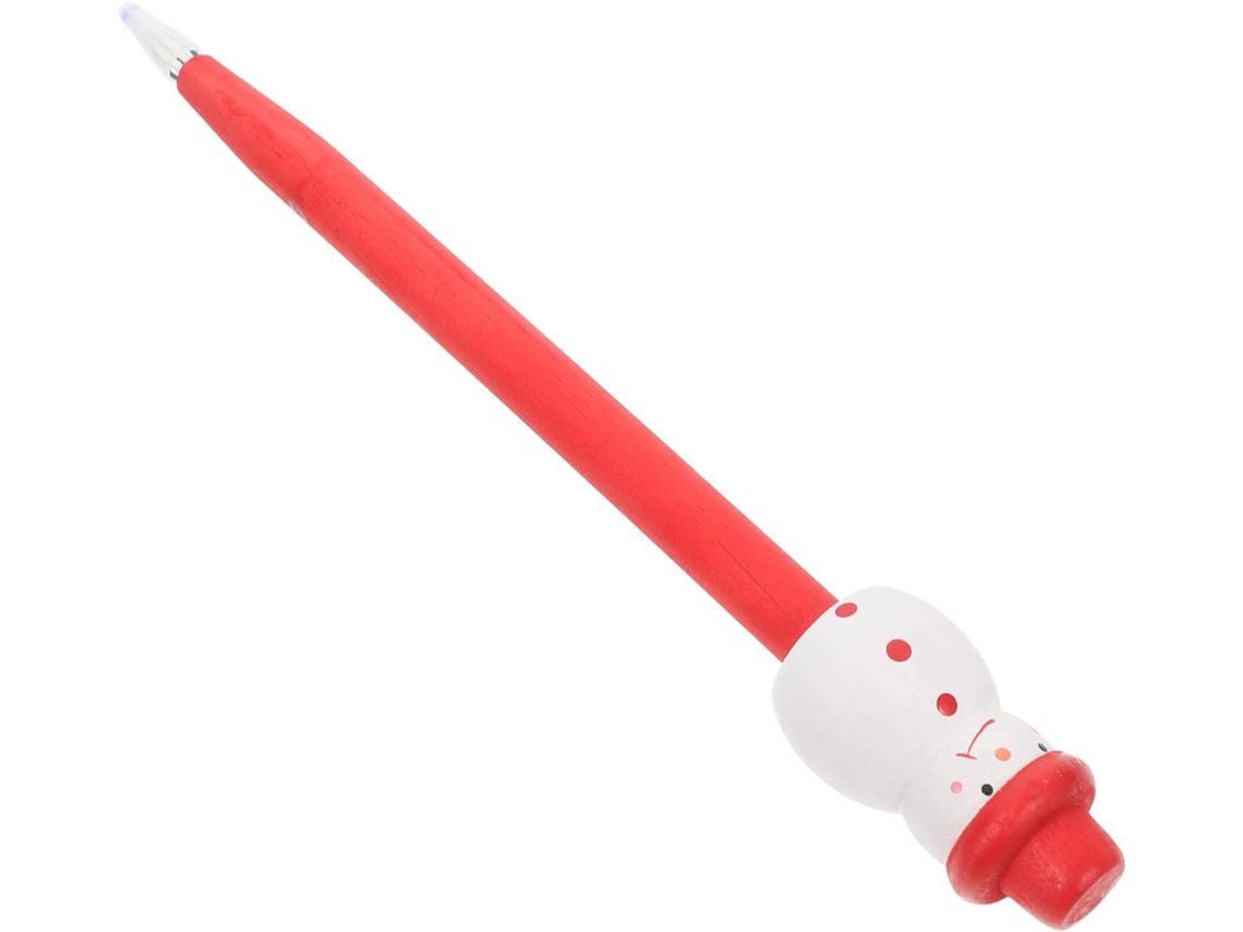 Caneta Esferográfica Natalina Sewroro Com Desenho De Boneco Neve,