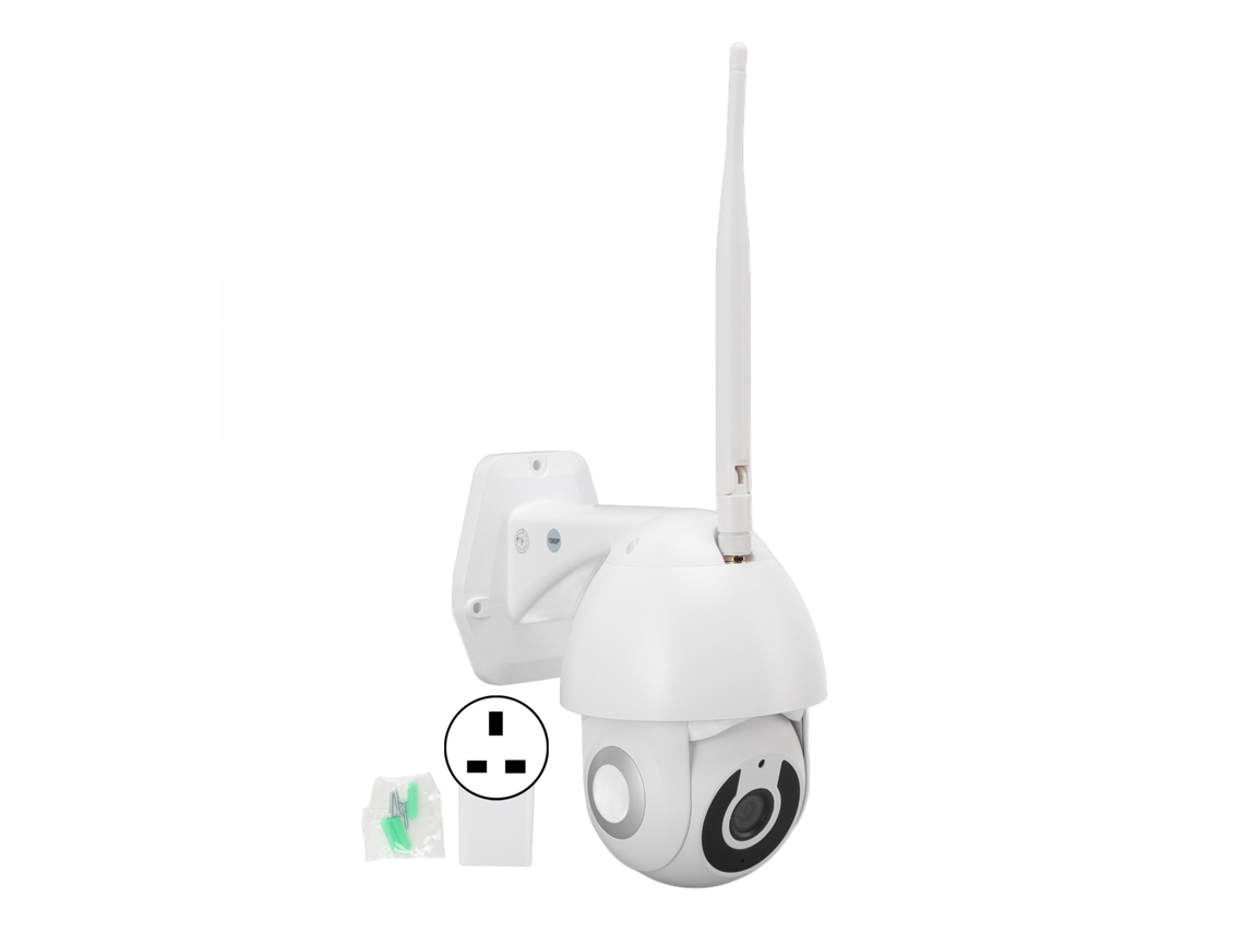 Laxiscreed Câmera De Rede Wifi Com Visão Noturna, À Prova D'água Para Exterior