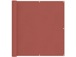 Tela de Varanda Terracota 110 X 1000 Cm Tecido Oxford VIDAXL