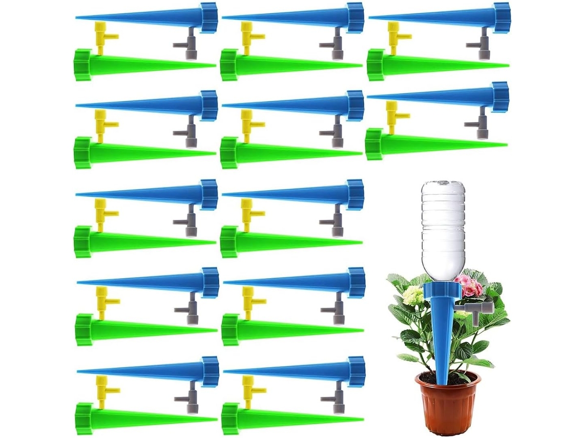 24un Kit Irrigação Automático Ajustável Jardim