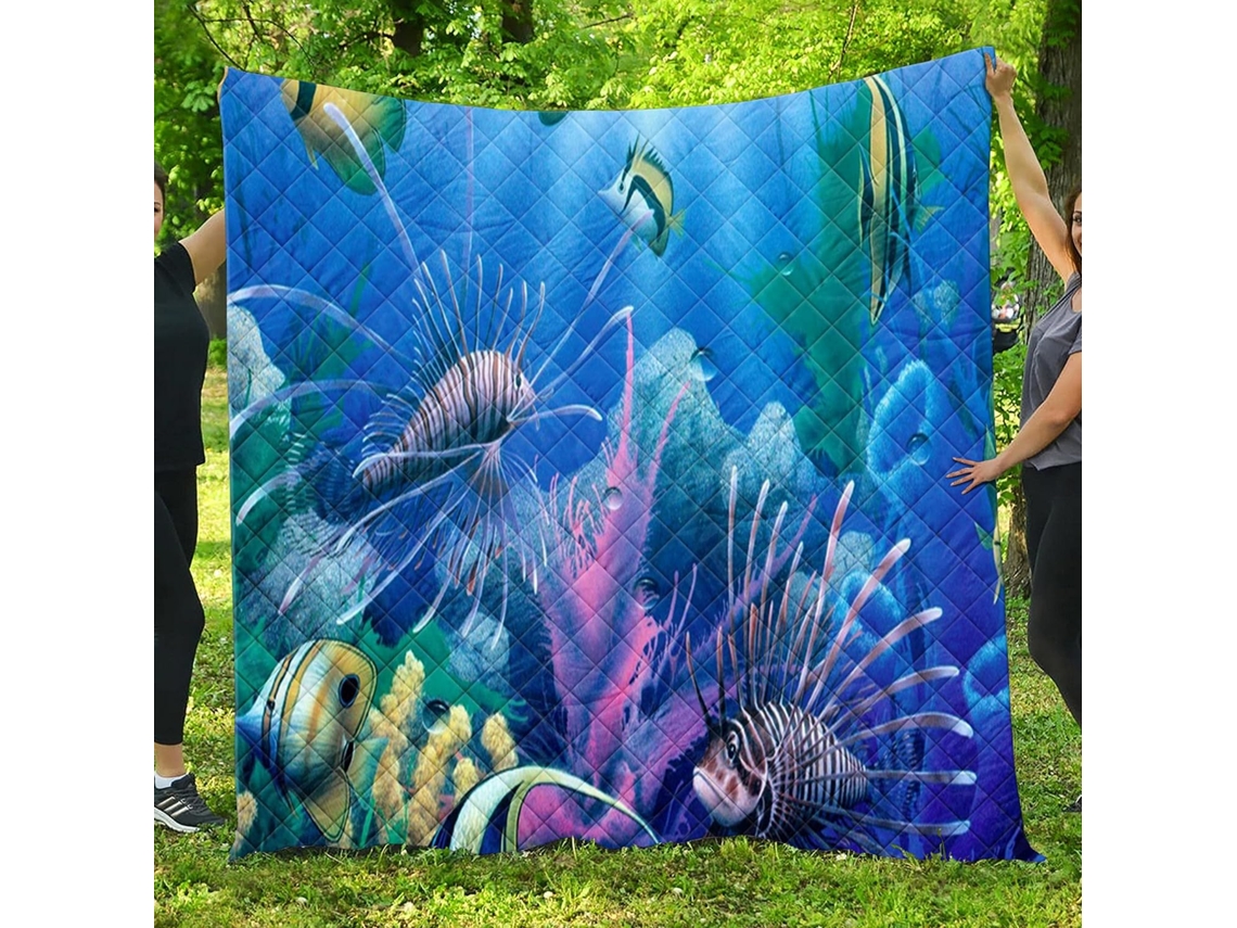 Colcha Acolchoada Fansu Capa de Cama com Estampa Ar Condicionado Conjunto Roupa para Sofá Crianças e Adultos 2