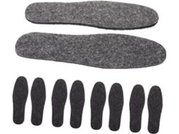 5 Pares De Palmilhas Térmicas Feltro Para Botas, Palmilhas Quentes De Inverno Para Botas