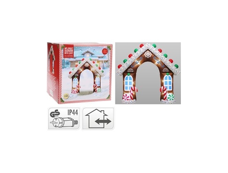 Casa De Doces Inflável Com Led Ip44 220v 290x70x270cm Básico Basics