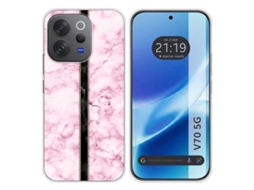 Capa Tumundosmartphone De Silicone Para Vivo V70 5g Estampa De Mármore 04 Desenhos