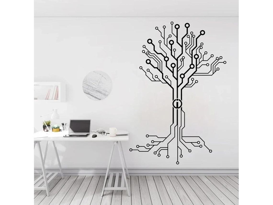 Adesivos Murais Para Escritório, Sala De Jogos De Vídeo, Computador, Lógica Informática, Decoração De Escritório, Tecnologia, Adesivos Em Vinil