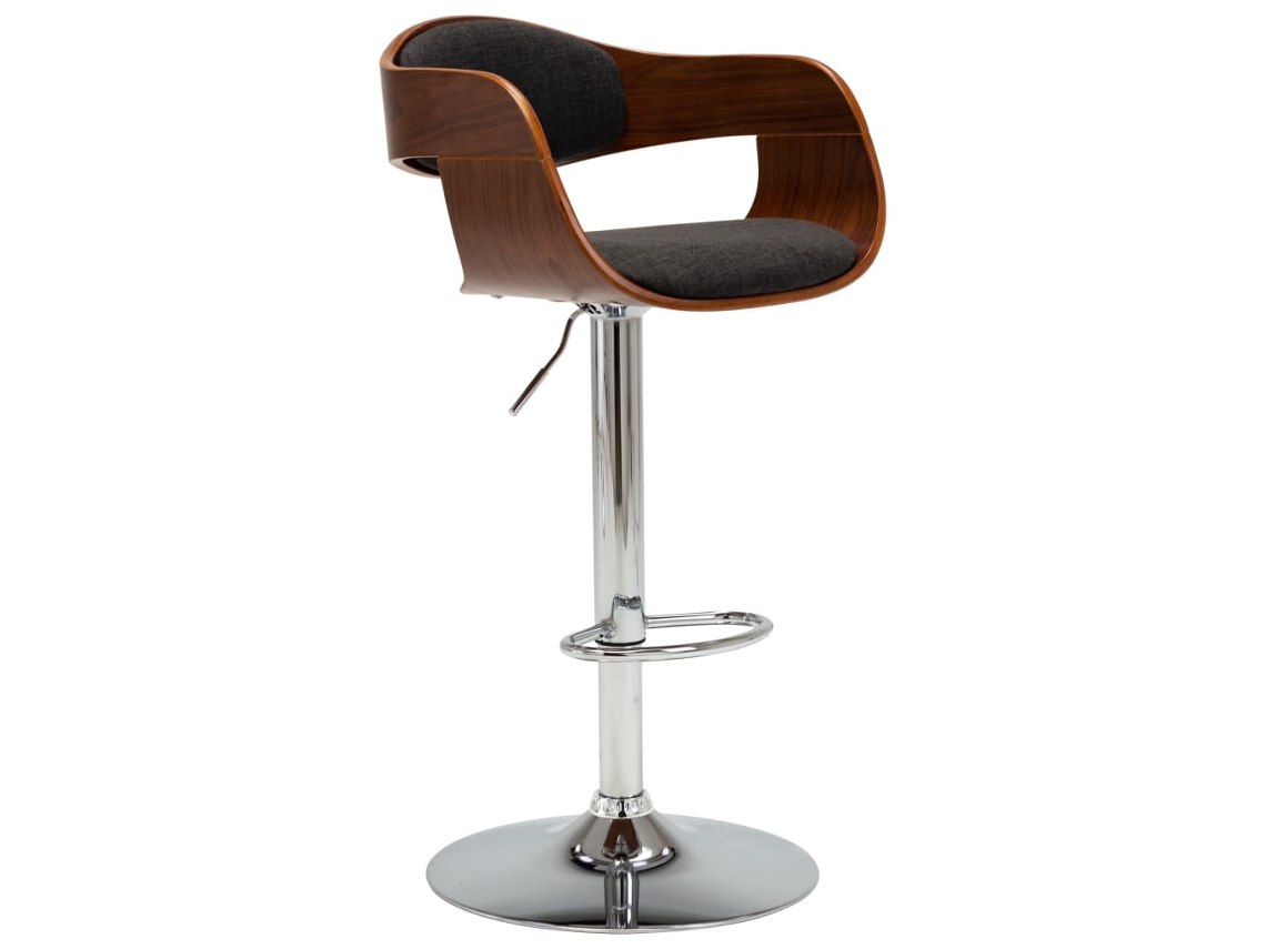 Bar Chair, Bar Chairs Vidaxl Cinzeto Tecido (n/a)