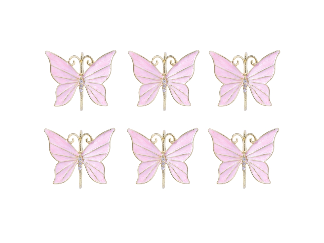 Anéis De Guardanapo Animal 6pcs Funcional Estiloso