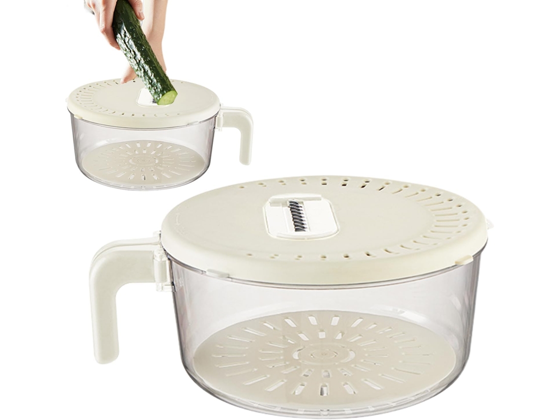 Fruteira De Dois Andares Com Escorredor | Cesto Coletor De Gotas Com Alça Dobrável Para Cozinha, Cam Gokoco