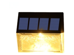 Luminária solar externa, luminária solar externa LED sem fio, luminária para cerca viva Brilvibera