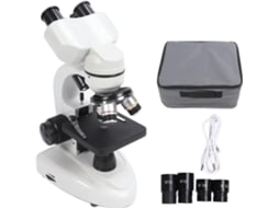 Kit de Microscópio Binocular 40x 2000x, Rotação de 360°, Imagem Nítida, Alta Resolução. SFUSHOS