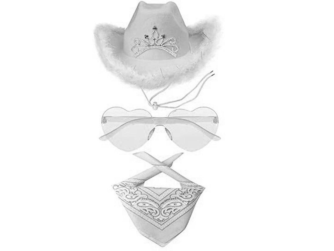 2026 sombrero Vaquero Unisex para Adultos Hombre Y Mujer, Cowgirl, Multicolor, Talla Universal, Con Cuerda, Ideal para Fiesta Y Uso Diario