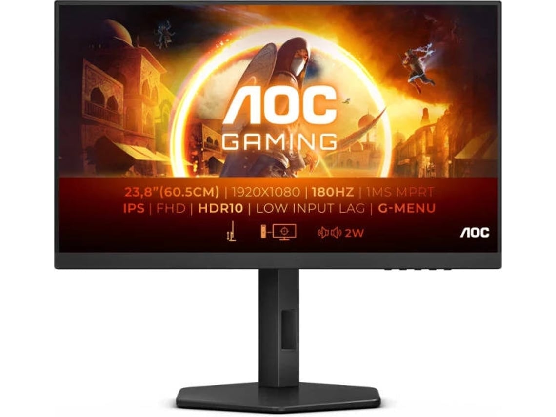 Monitor AOC 24G4X (Outlet Caixa Aberta - 23.8'' - Full HD - Led IPS - 1 ms - 180 Hz)
