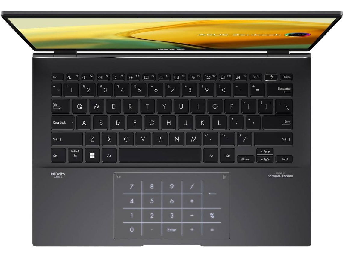 Portátil ASUS Zenbook UM3402YA-R75AOHDPB2 (14'' - AMD Ryzen 7 5825U - RAM: 16 GB - 1 TB SSD - AMD Radeon Graphics)