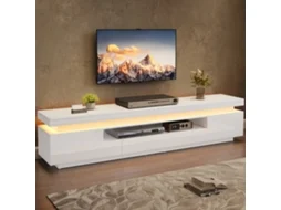 Móvel 175x38x45 Led Brilho 2 Armários 75" VOLTEDGE
