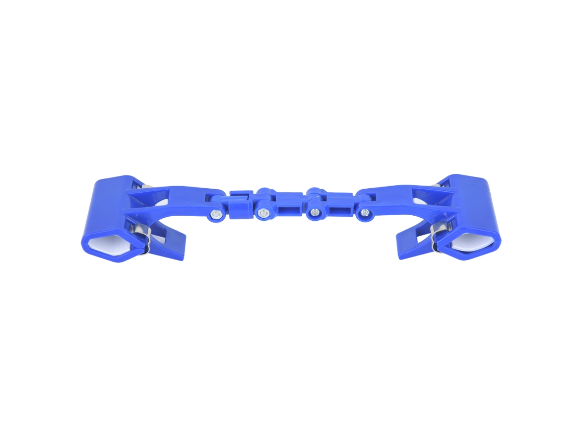Clipe de Desenho Premium de Plástico Resistente e com Ótima Aderência, Ideal para Uso em Caixas e por Amadores BRILVIBERA (azul)