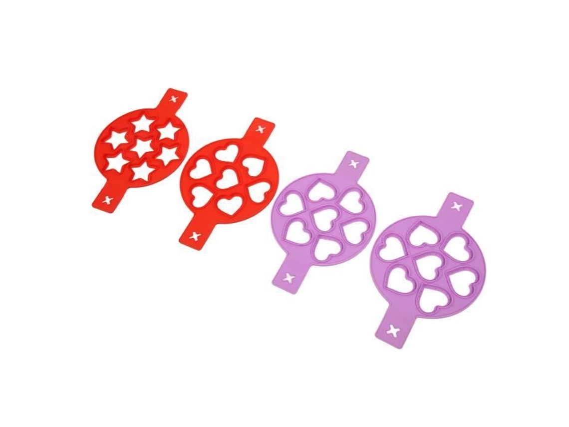Forma De Silicone Para Panquecas Hurrise Com 7 Cavidades, Design Com Alça Fácil De Limpar, Ideal Para Fazer Você Mesmo