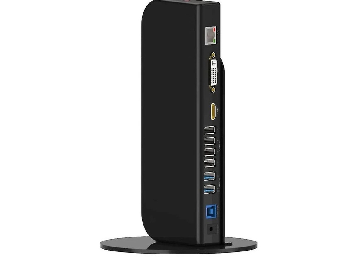 Docking Station Usb 3.0 Com Monitor Duplo Com Hdmi E Dvi / Vga Com Gigabit Ethernet 6 Portas Usb Áudio Para Laptops Ultrabooks E Pcs Bestvite
