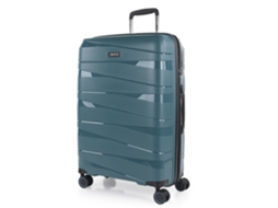 Mala Pp Média JASLEN Stuttgart Azul Metálico 43X66X24 Cm 58L