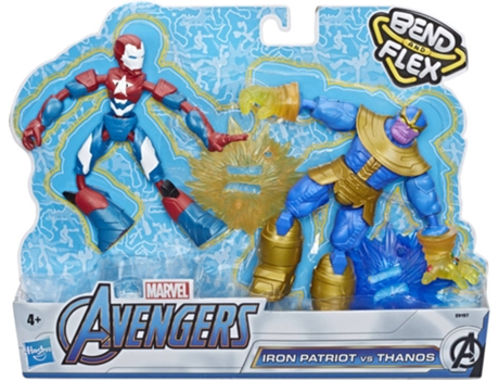 Figura Avengers Bend And Flex Dualpack