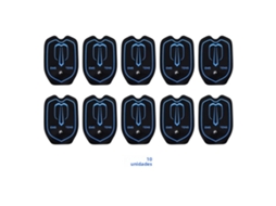 Eletrodos Tens com Gel Condutor Estimulador Muscular de Pulso Terapêutico Compex MDUG (10 Unidades)
