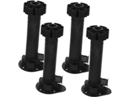 Lifkome Conjunto De 4 Pés Ajustáveis Para Armários Cozinha E Banheiro Com Altura 150-170mm