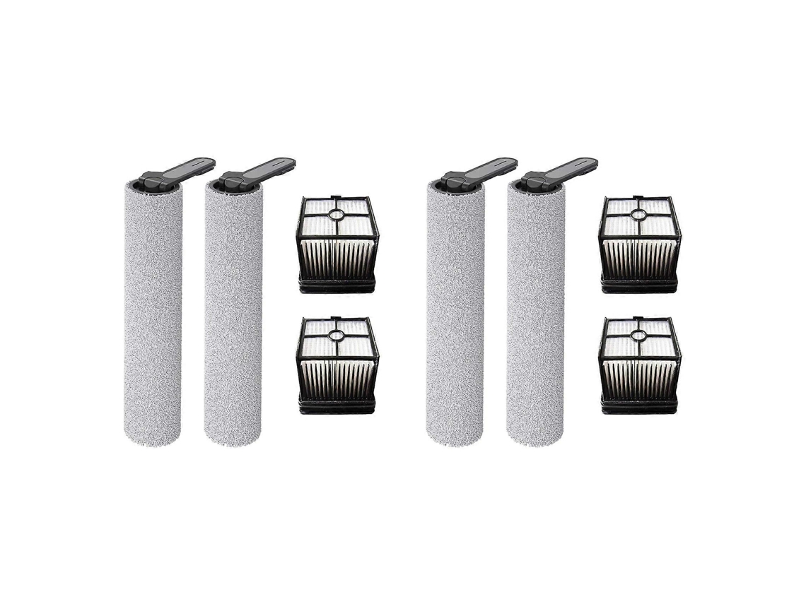 Kit De 8 Peças De Reposição Para Aspirador De Pó E Água Redkey W15, Incluindo 4 Escovas Rotativas E 4 Filtros._glo