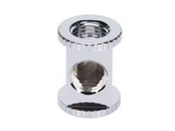 Conector Em T De Latão Com Rosca Fêmea G1/4 Polegada Para Encaixe De Bloco T, Sistema De Resfriamento Por Água, Prata