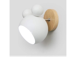 Luminária de parede LED com bateria de baixo consumo e interface USB BRILVIBERA