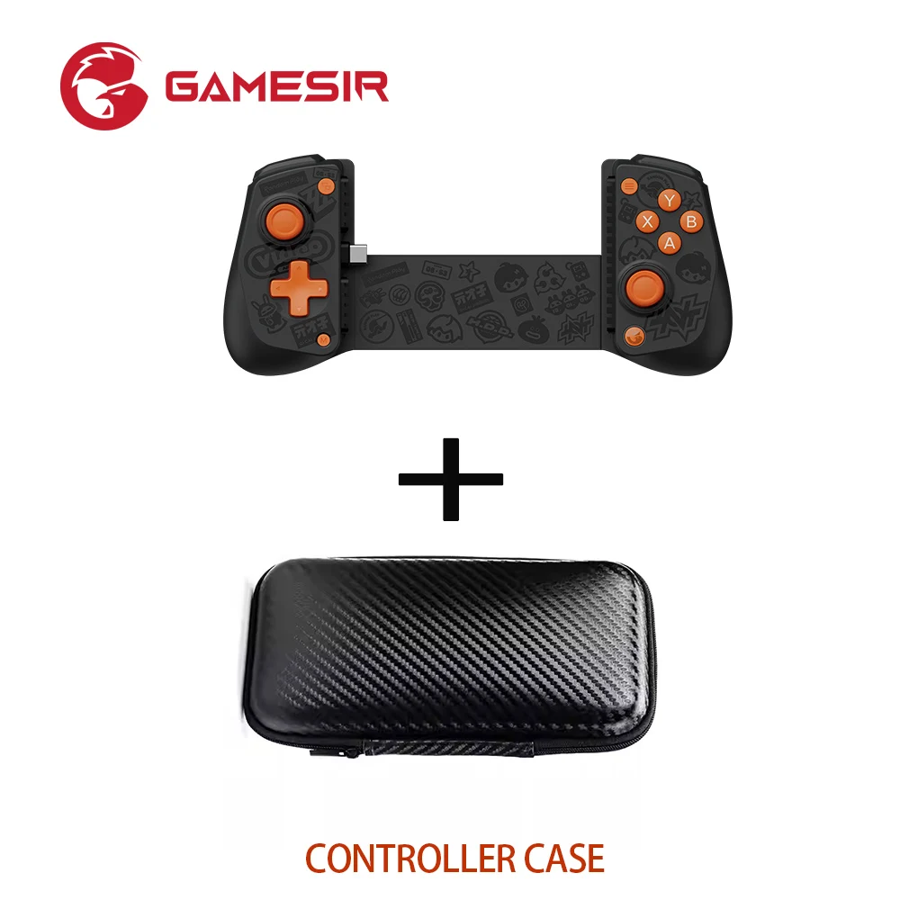 (com Estojo) Controle Para Jogos Mobile, Compatível Com Iphones E Celulares Android, Layout Xbox.