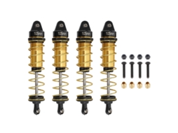 Mali 4pcs Amortecedor de Choque Rc para Scx10 Dianteiro Traseiro Mola Damper para Carro Crawler Rc 1/10 Ouro