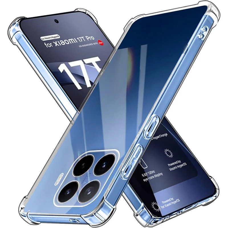 (transparente, Xiaomi 17t Pro) Capa Ultrafina Resistente Ao Amarelamento, Em Tpu Flexível Com Bolsas De Ar Nos Cantos Para Absorção De Impacto