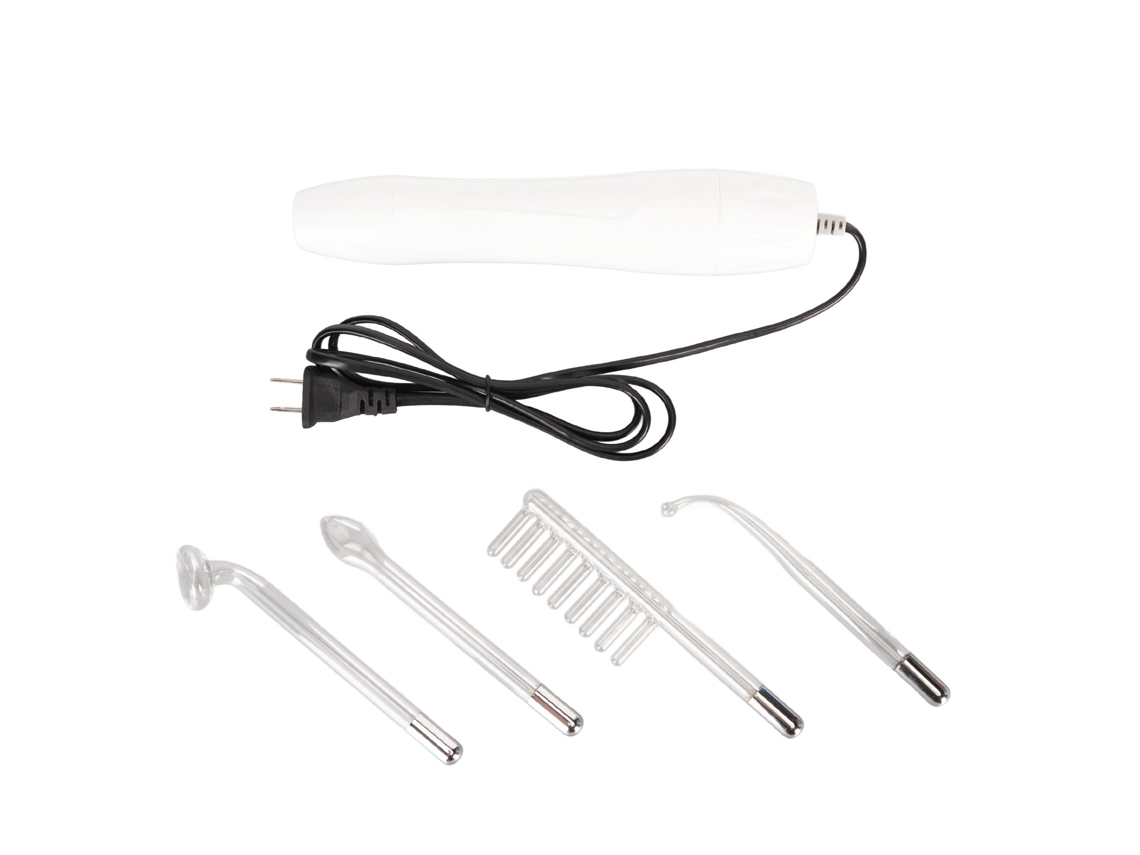 Aparelho facial de alta frequência para terapia da pele com plugue americano 110V