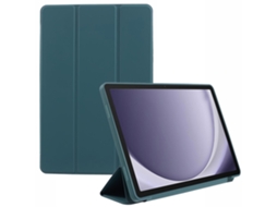 Capa Dobrável Em Tpu Para Samsung Galaxy Tab A11+-verde Escuro