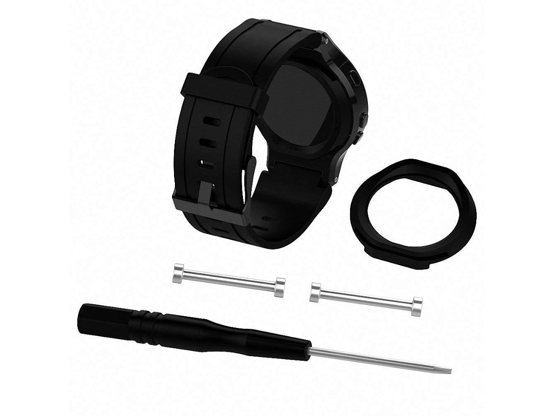 Pulseira De Silicone Para Garmin Forerunner 225 Preto Hexinyigjly