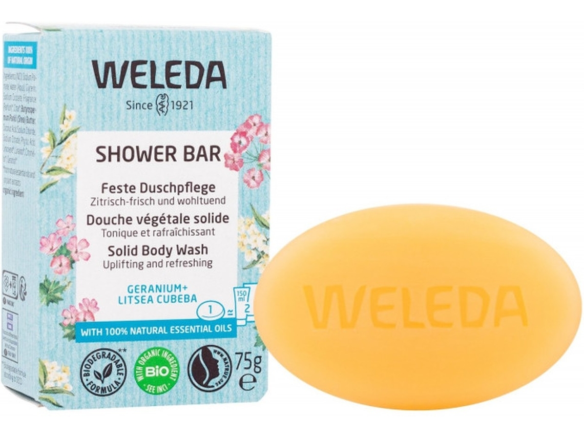 Bar WELEDA COS Shower Jabón De Ducha Sólido Refrescante (75 Gr - Bar)