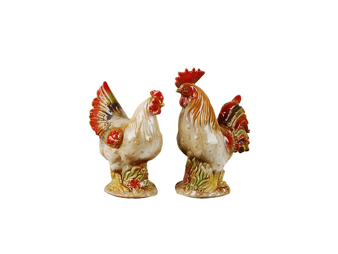 2 Peças Ornamento de Cerâmica ALLINLESS
