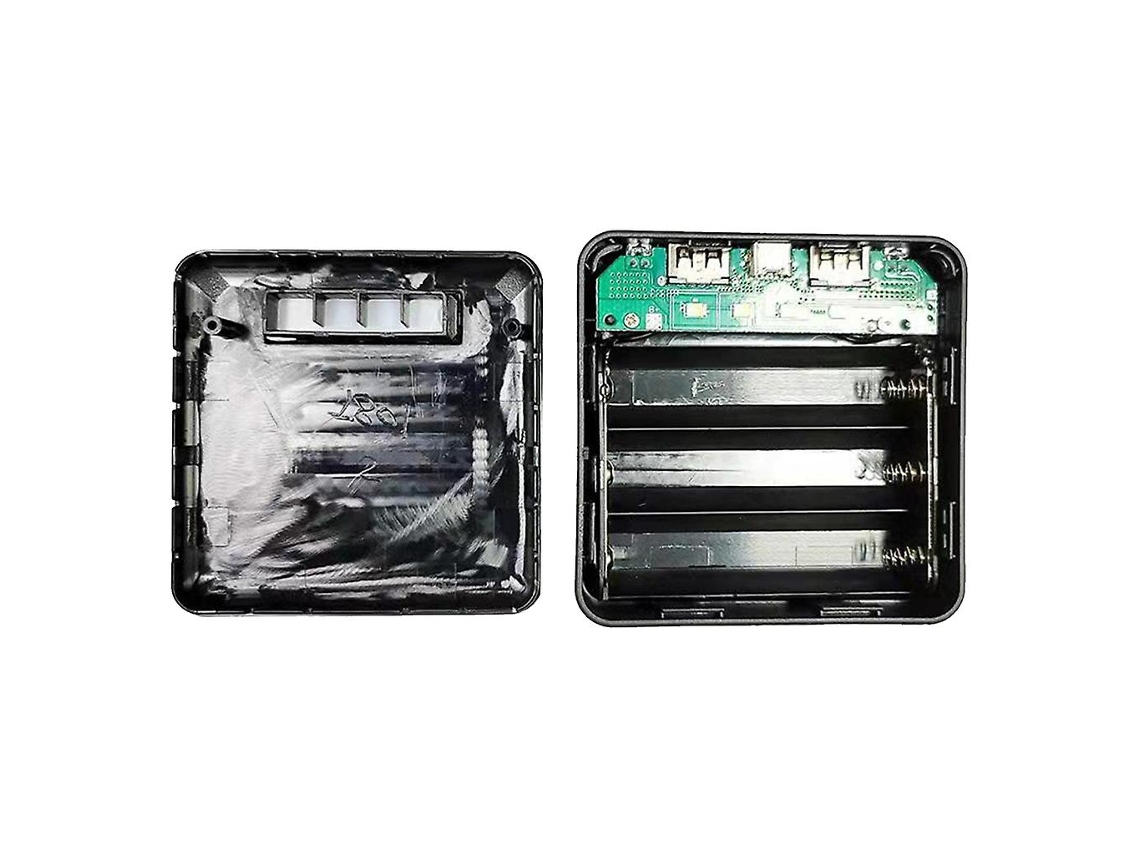 O Banco de Potência Ultralarge Diy Encaixota Caixas de Energia de Carregamento Rápido com Saída Usb Dupla ALLINLESS