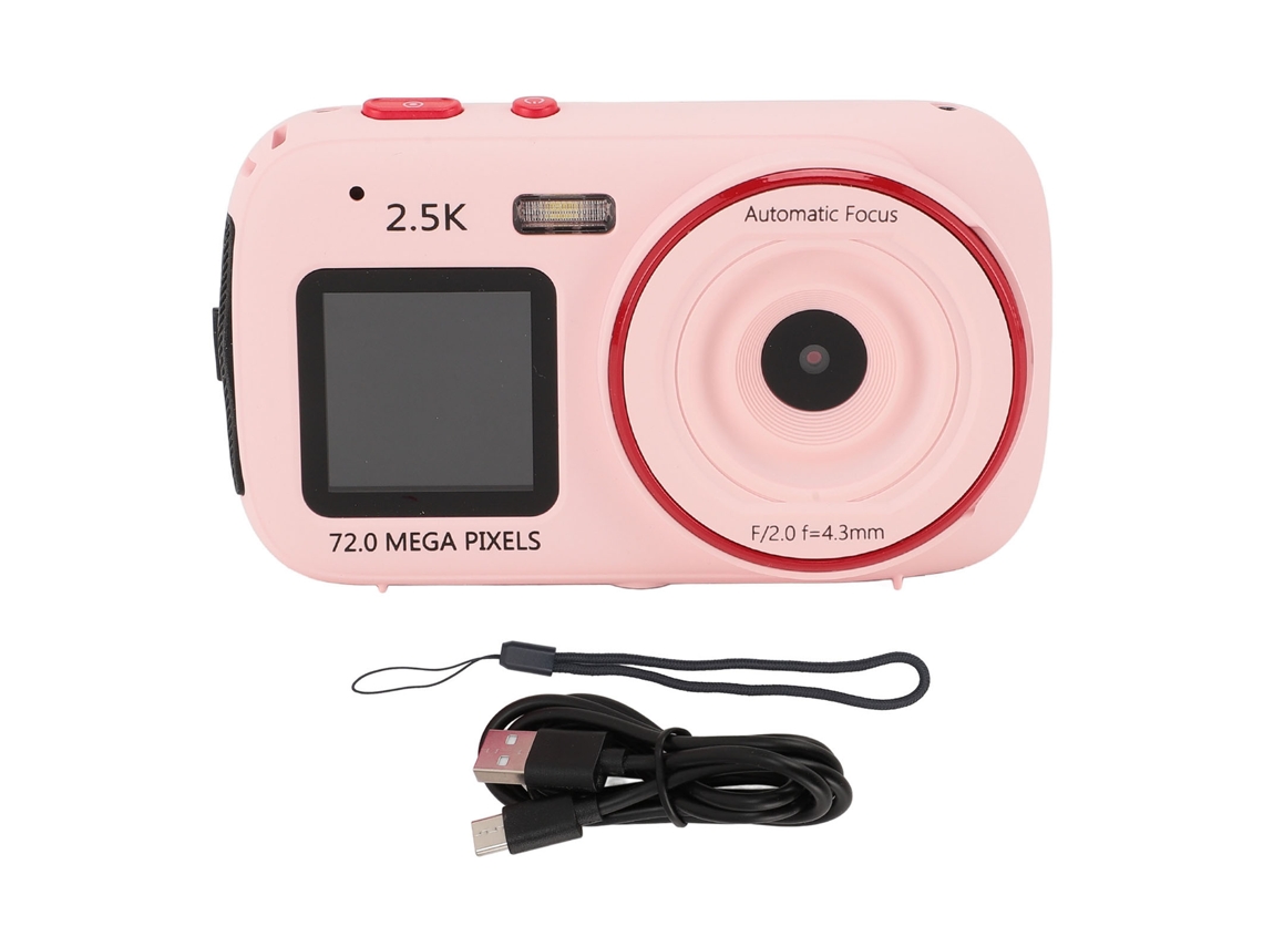 Câmera Digital 72mp Com Duas Telas