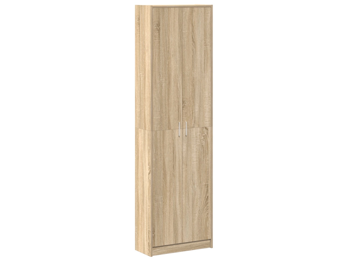 Conjunto 1 Guarda-roupa Vidaxl Castanho Derivados De Madeira (55 X 25 X 189 Cm)