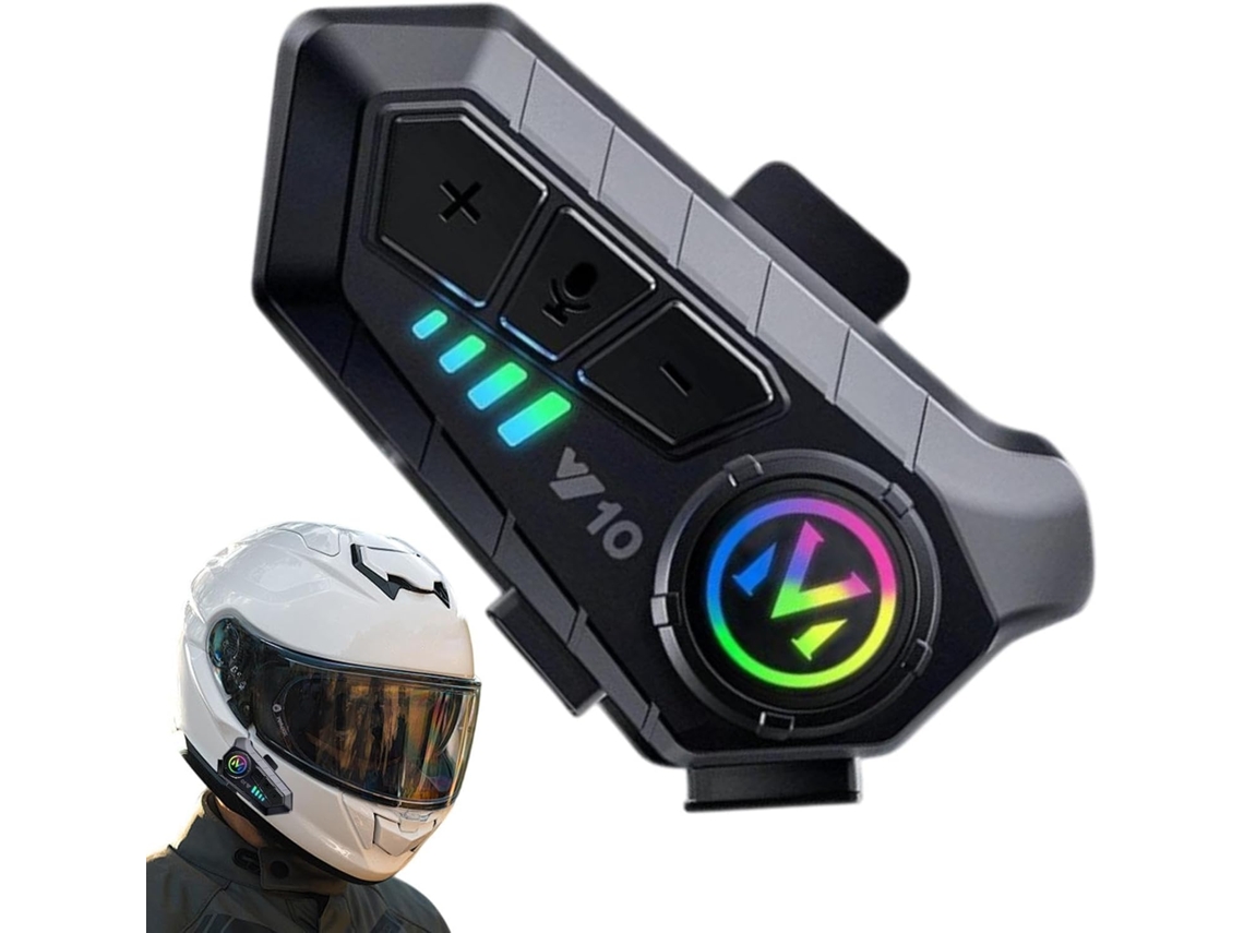 Casque De Motocyclette Léger Multifonction Sans Fil Mains-libres