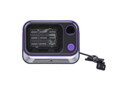 Laxiscreed Aquecedor De Espaço Com Termostato Inteligente, Desligamento Automático E 1200w Ptc Cerâmica