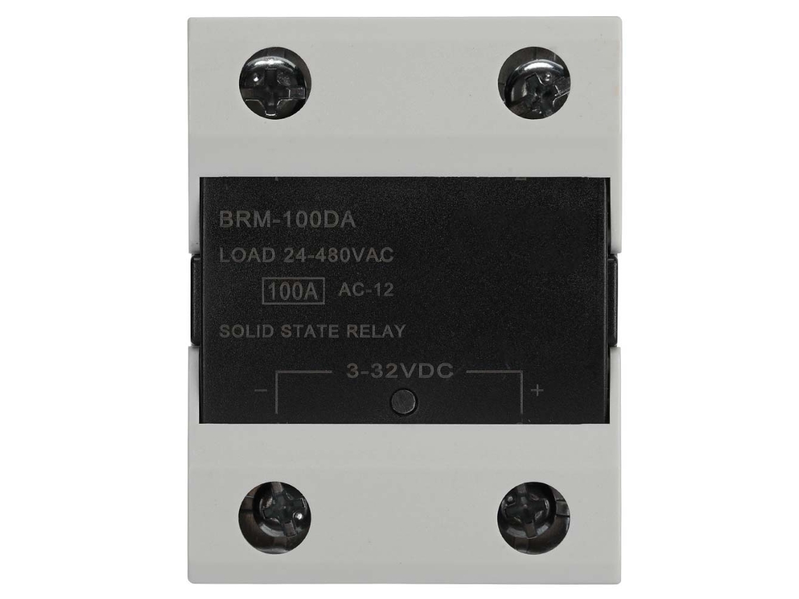 Relé de Estado Sólido 24 480vac para Automação Industrial BRM 100DA 60A S/MARCA