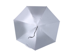 GUARDA CHUVA Chapéu de Cabeça 77cm Protetor Solar Azul Prateado | S/MARCA