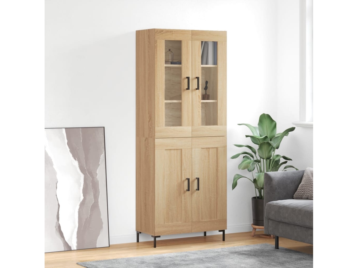 Highboard, Highboards Vidaxl Marrom Madeira Processada (n/a)