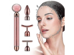 Massageador Facial 4 em 1: de Rolos para o Rosto, Braços, Olhos e Nariz. Ferramentas Beleza Cuidad os com a Pele. GOKOCO