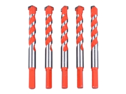 5pcs Brocas Helicais 16.2mm Cabo Triangular Reto Metal Duro Para Clinker Mármore Cerâmica Concreto
