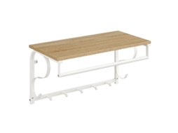 Prateleira Com Cabides Sonoma Lcr011w11 Leobert