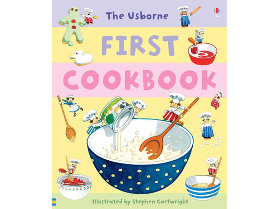 Livro First Cookbook de Angela Wilkes (Inglês)
