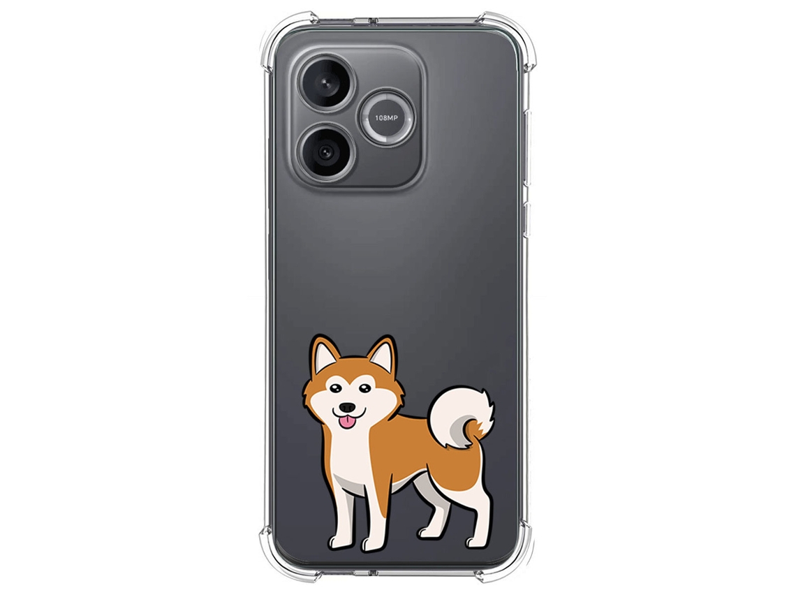 Capa Tumundosmartphone De Silicone À Prova De Choque Para Honor 600 Lite 5g Com Estampa De Cachorro 2 Desenhos